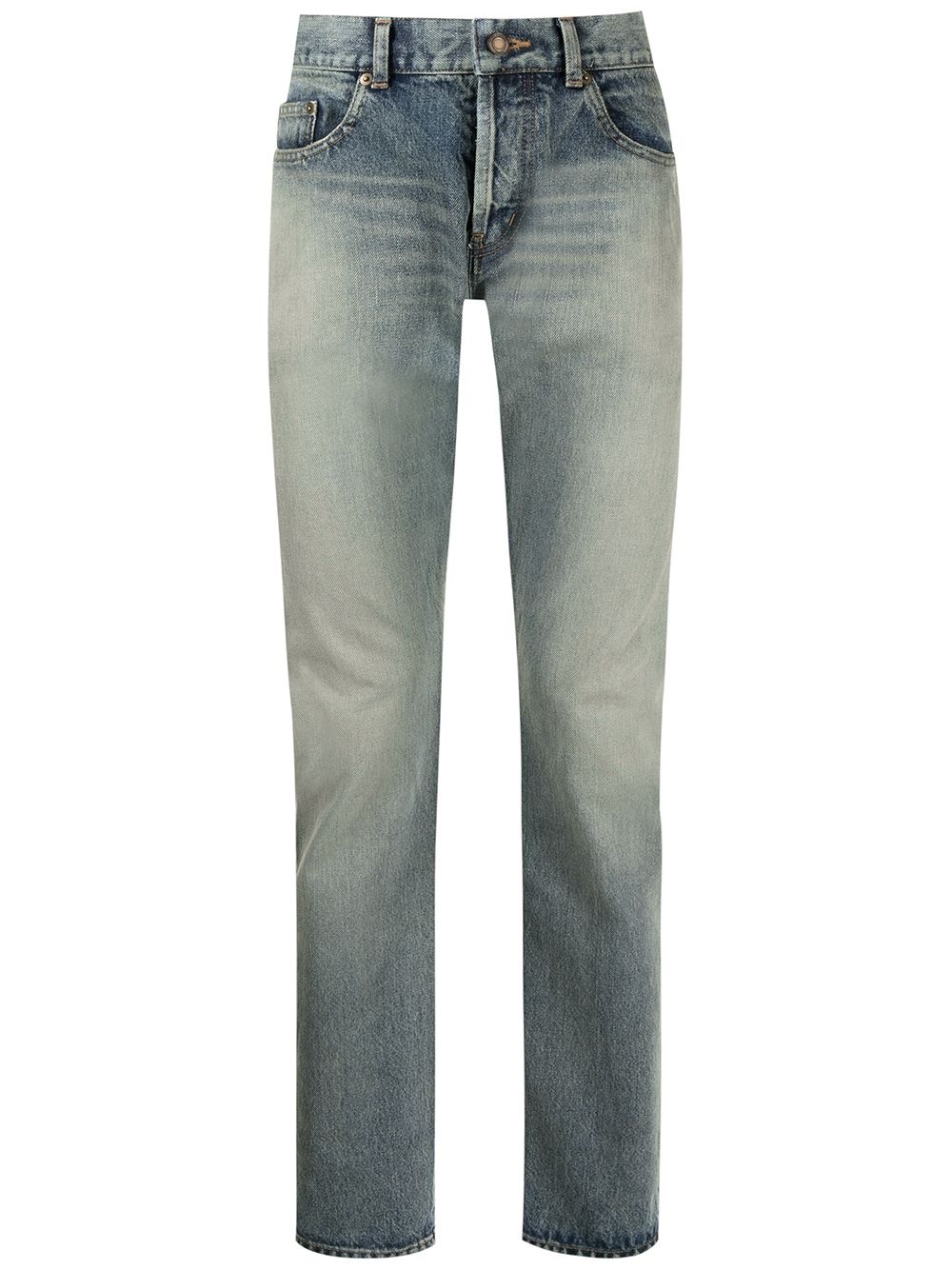 washed-effect slim fit 6830 jeans - 1