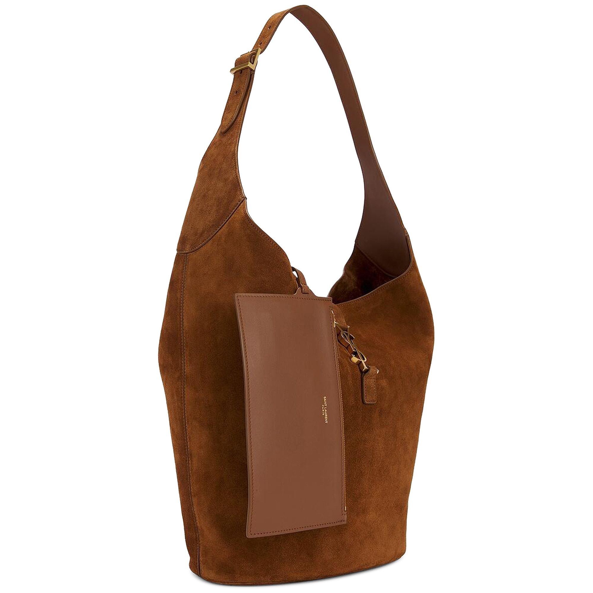 Saint Laurent Le 5 Á 7 Hobo Shoulder Bag 'Caramel Cognac' - 3