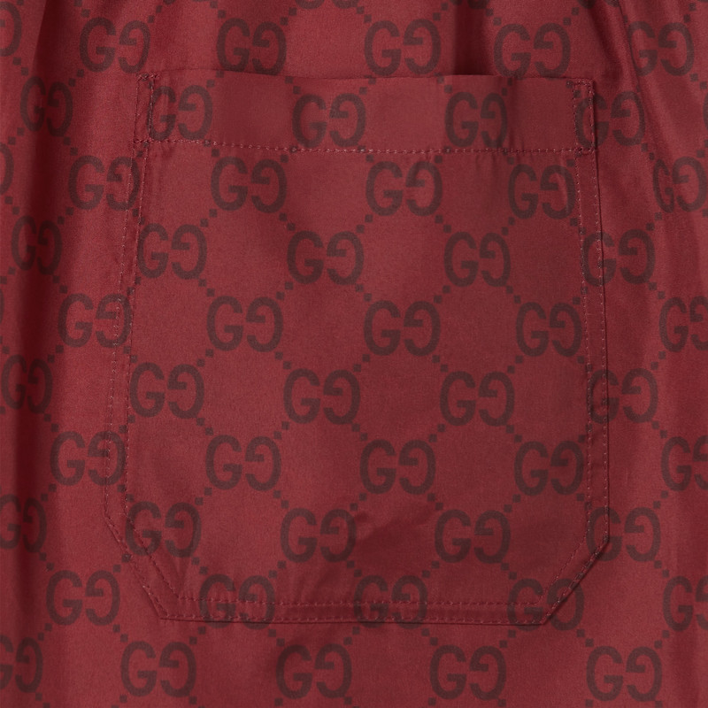 GG print nylon swim short 7