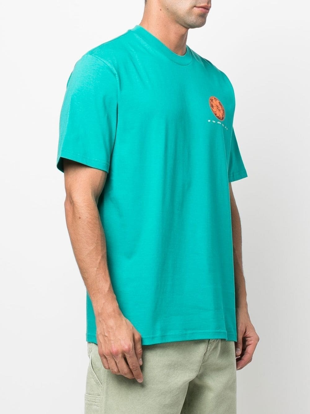 logo-print short-sleeved T-shirt - 4