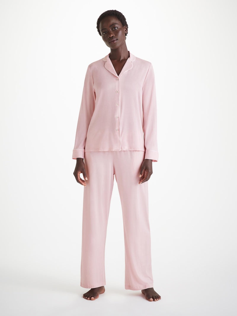 Women's Pajamas Lara Micro Modal Stretch Ballet Pink - 2