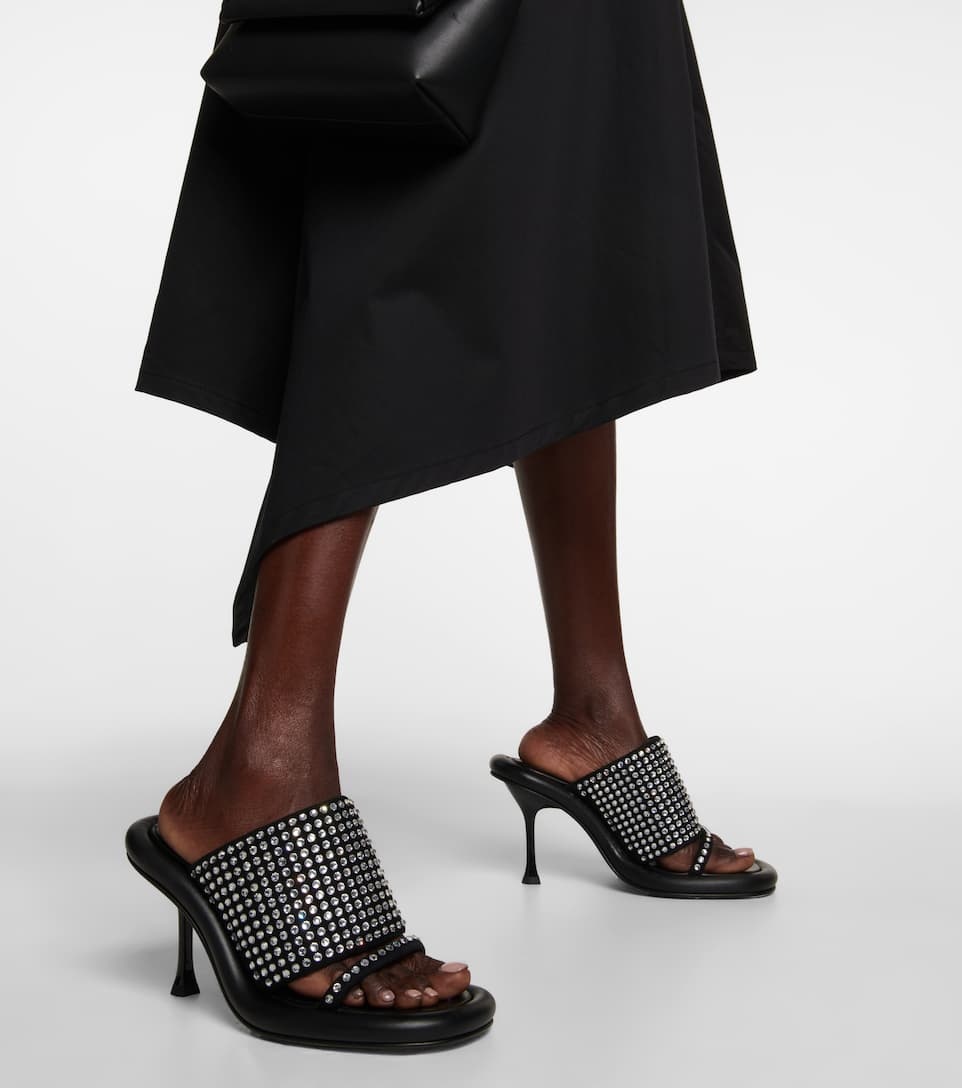 Bumper-Tube embellished mules - 4