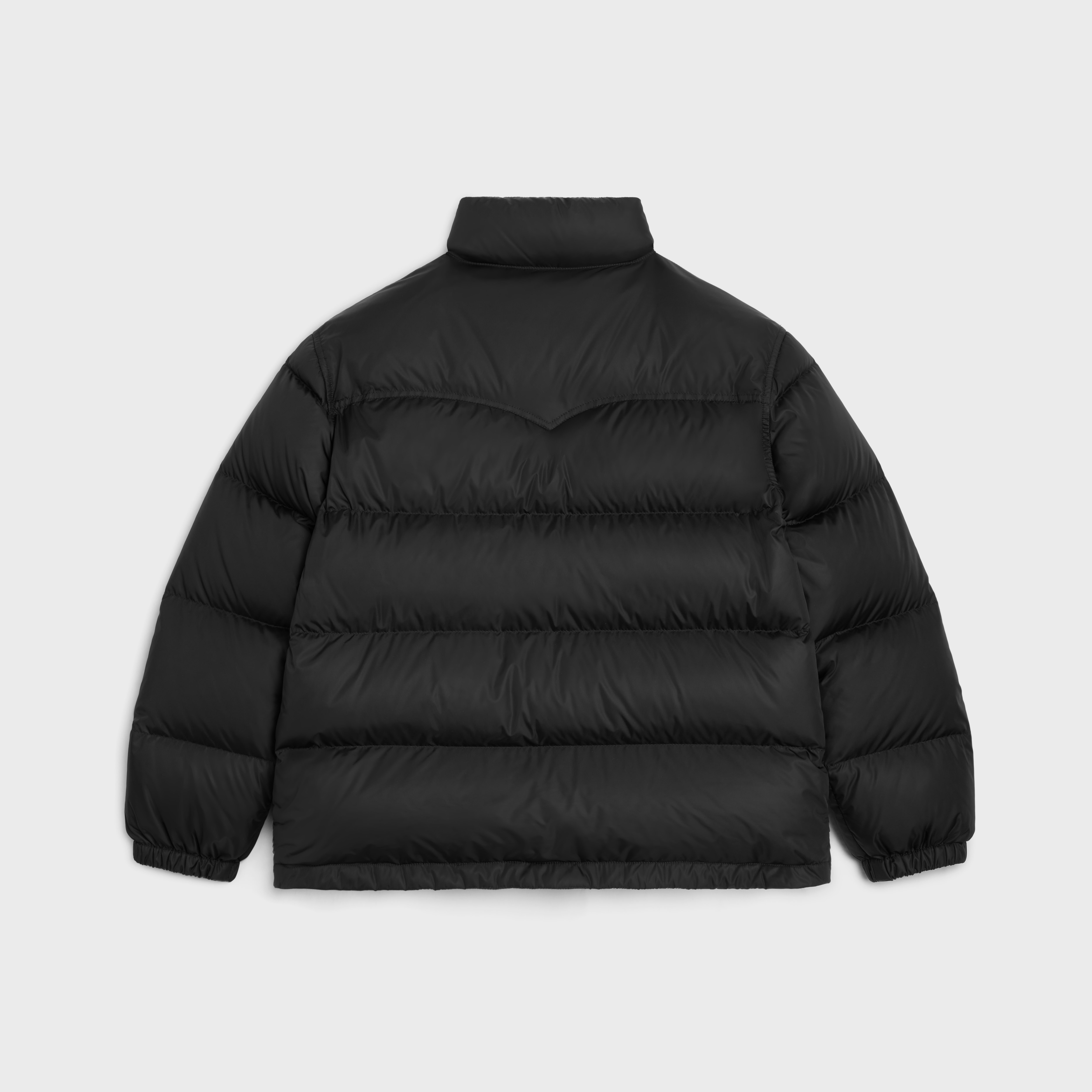 celine western puffer jacket in lightweight nylon - 2