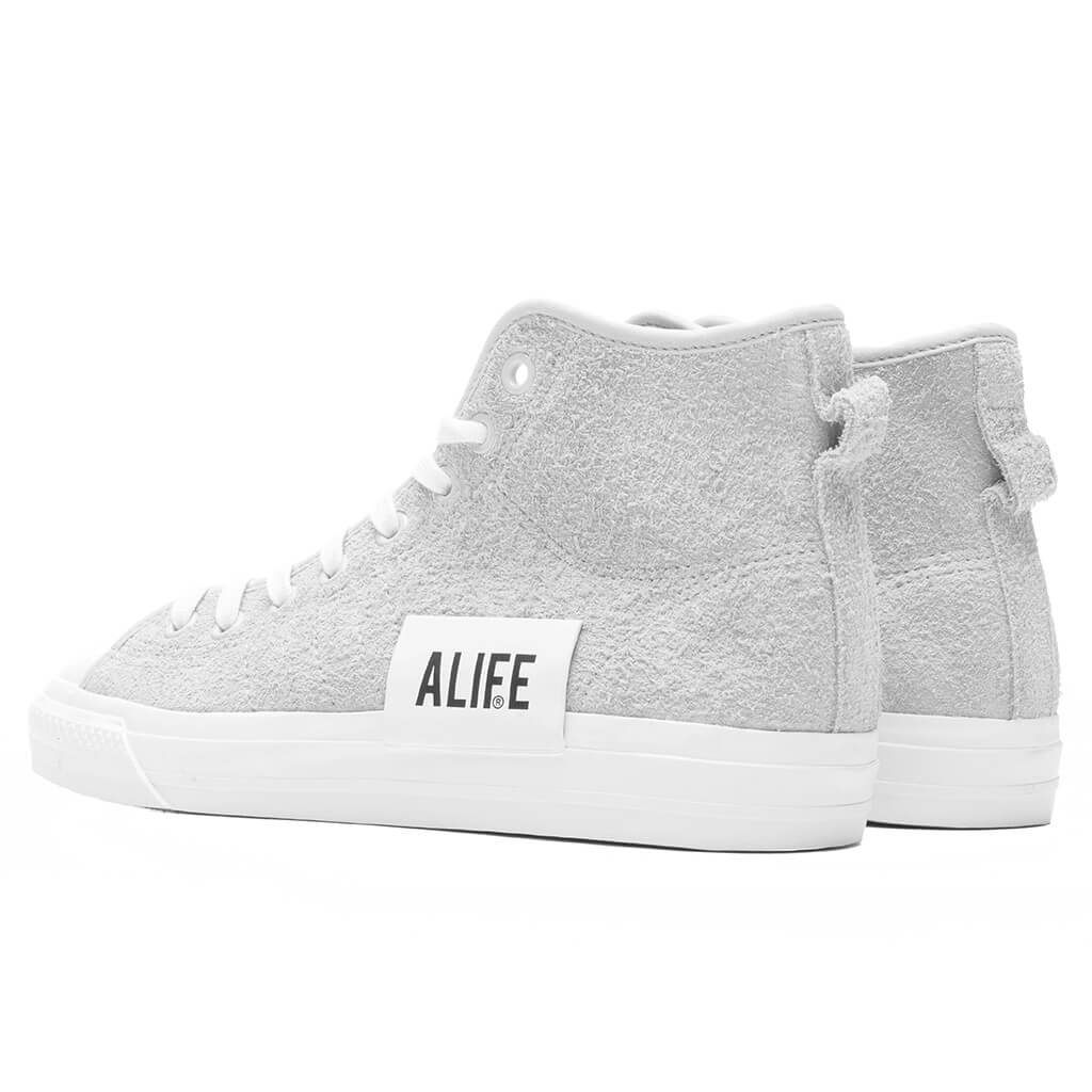 ADIDAS ORIGINALS X ALIFE NIZZA HI - CREAM WHITE/OFF WHITE - 3