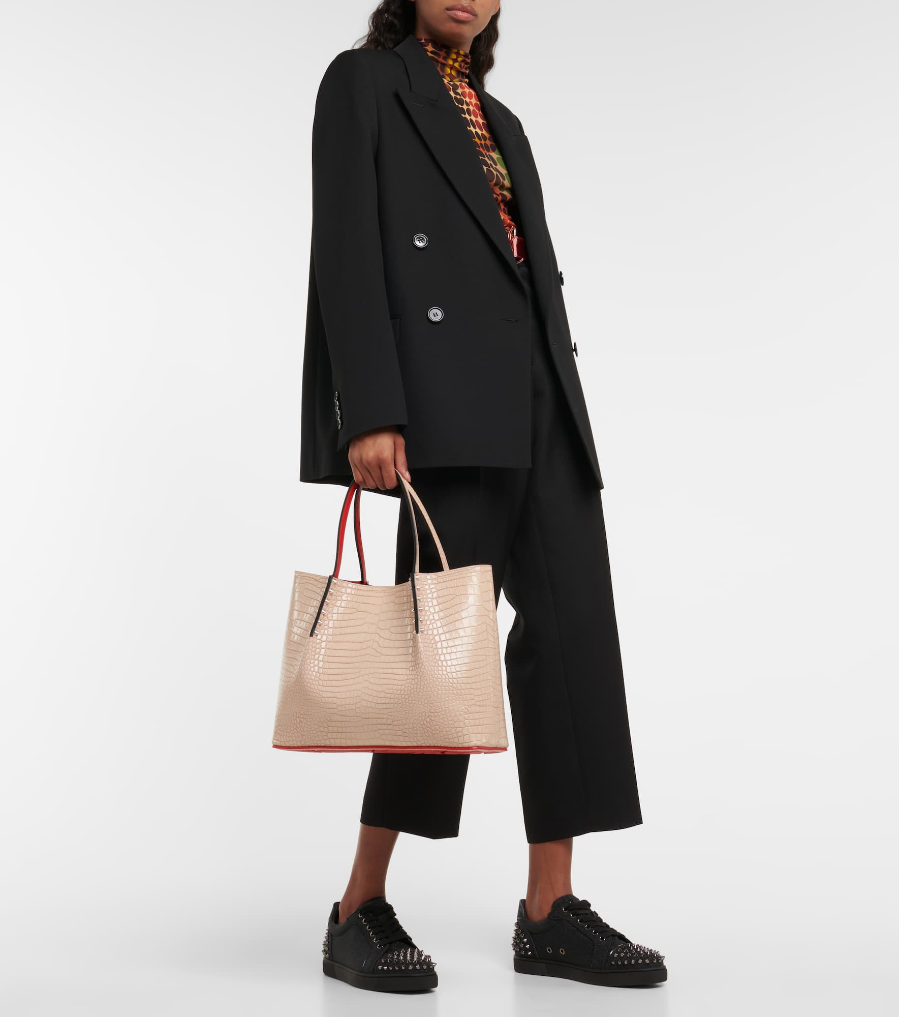Cabarock Small croc-effect leather tote - 5