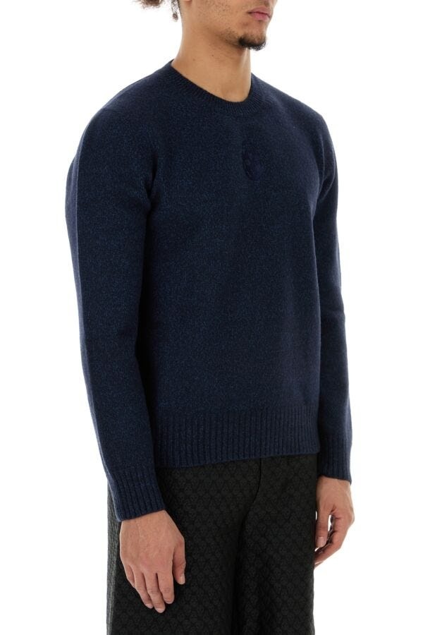 Alexander McQueen Melange wool blend sweater