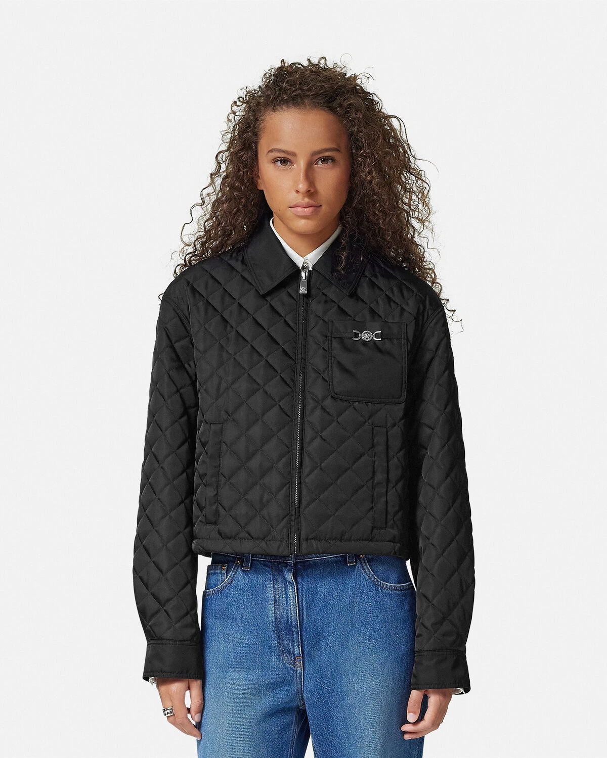 Quilted Crop Blouson Jacket - 4