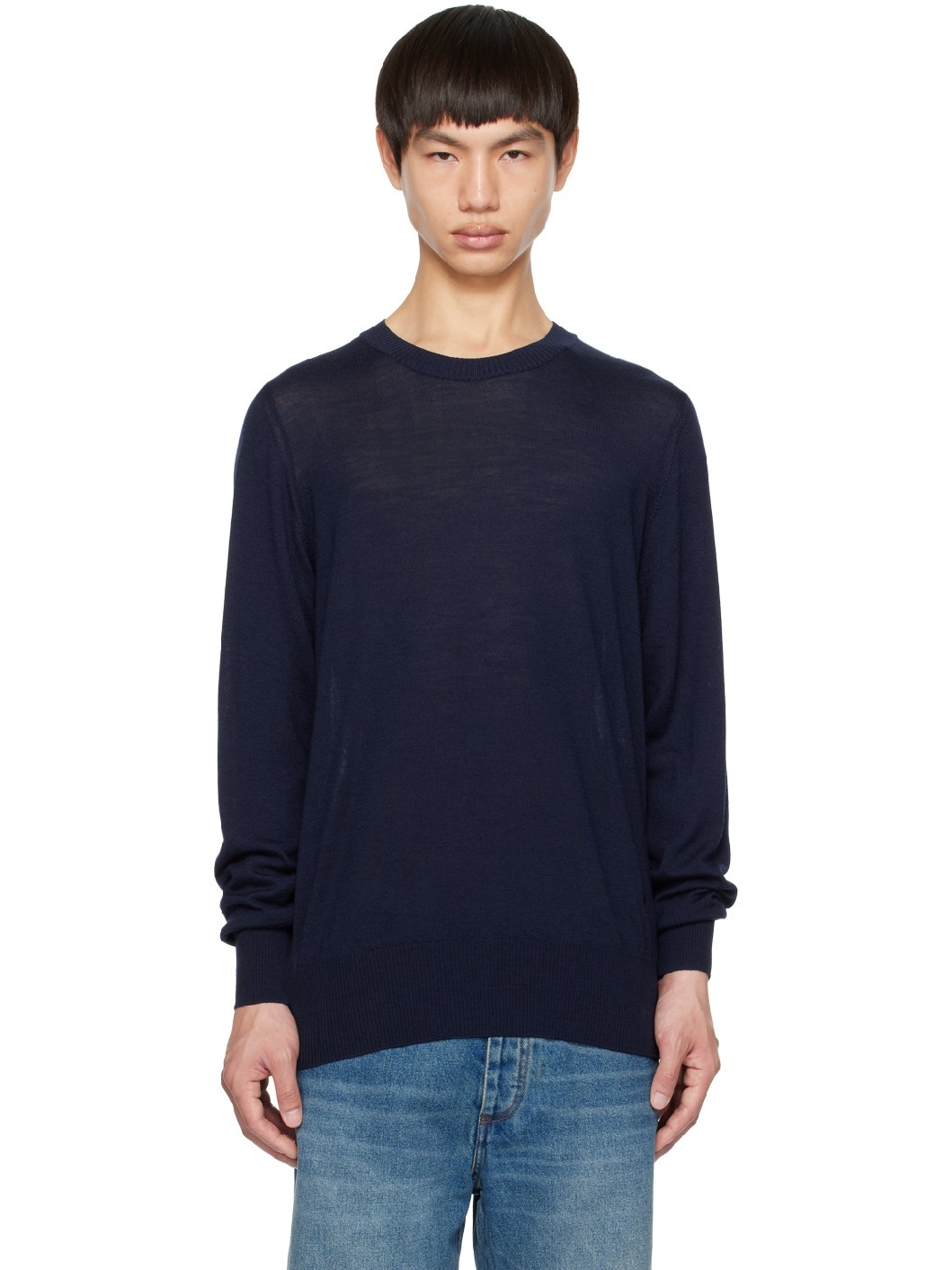 Navy Ami de Cœur Sweater - 1