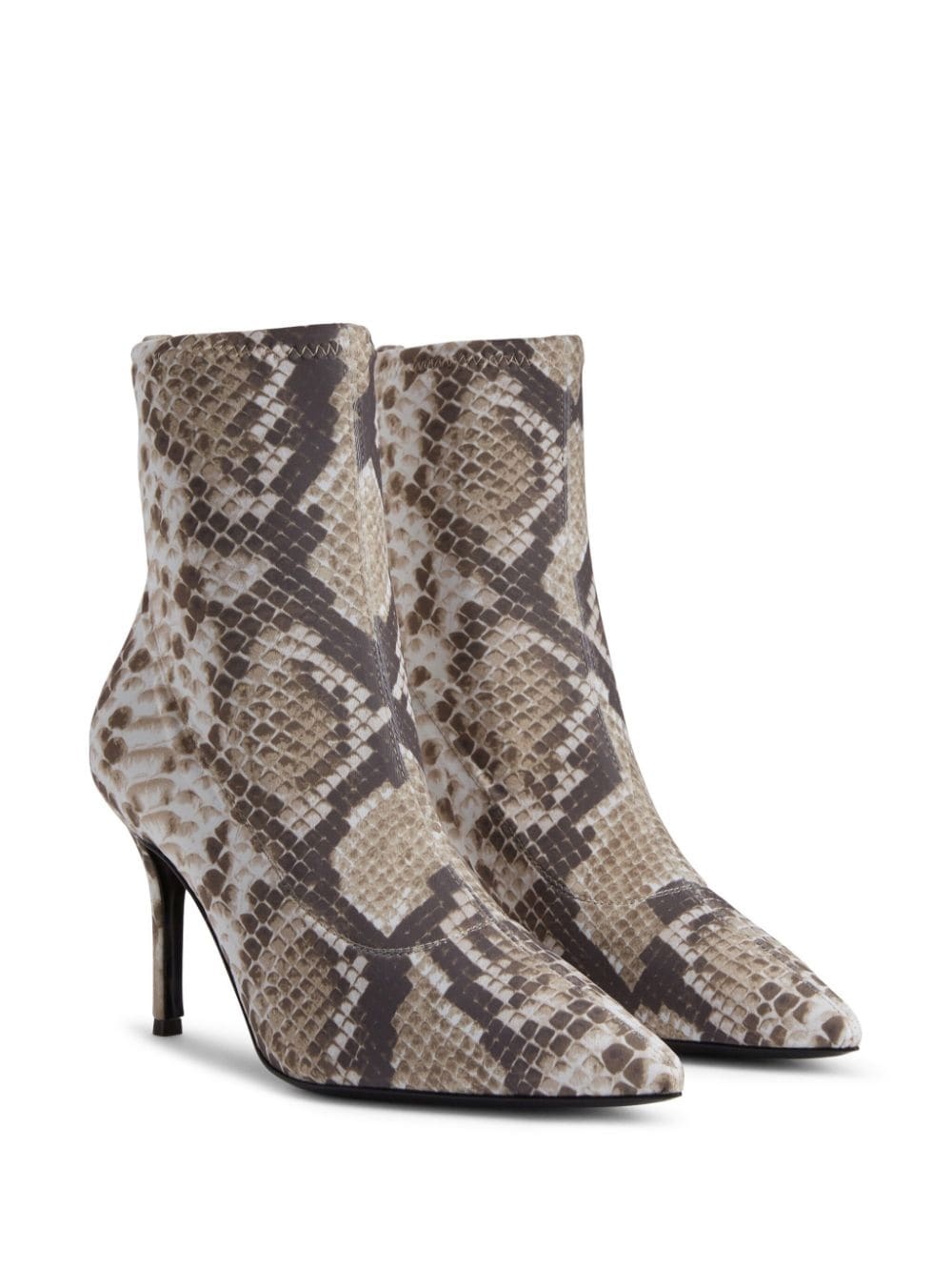 Mirea 90mm snakeskin-print boots - 2