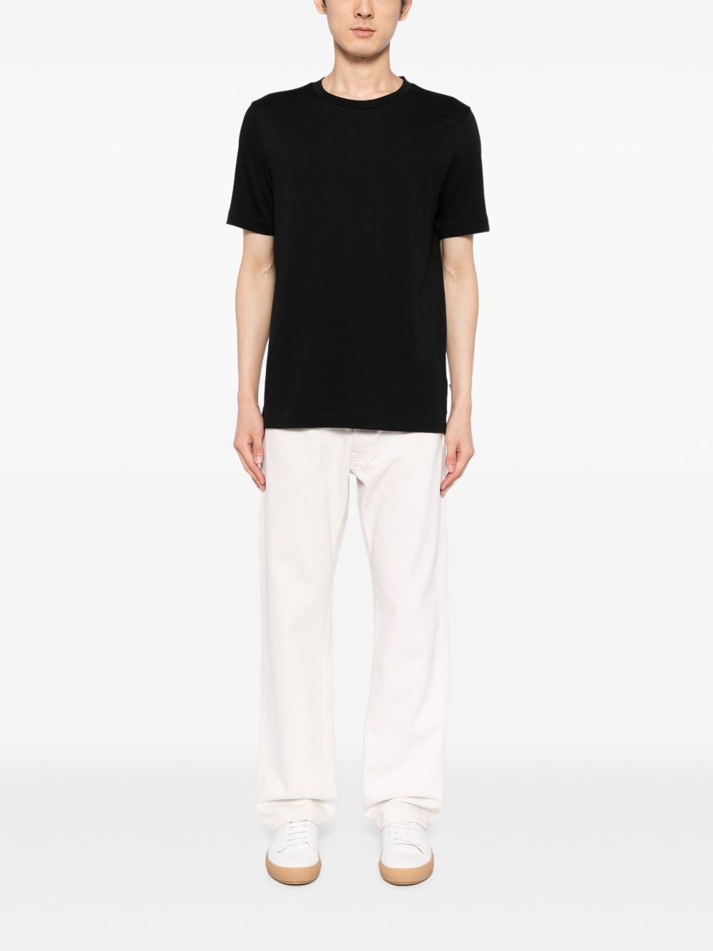 piqué-weave T-shirt - 2