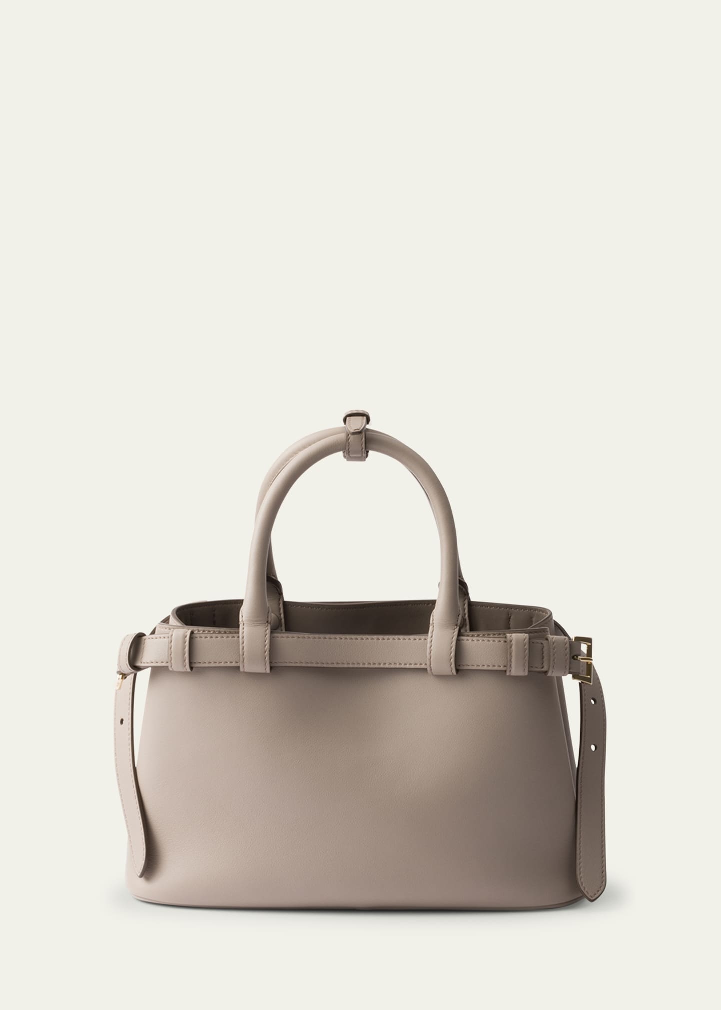 Small Grain Leather Top-Handle Bag - 2