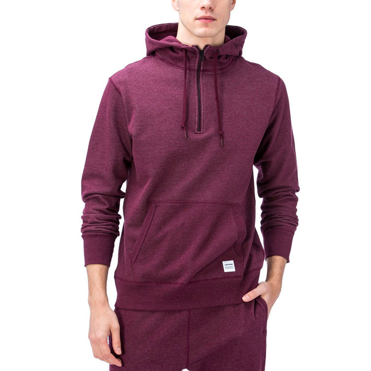 Converse Half Zip Hoodie 'Red' 10004623-A02 - 3