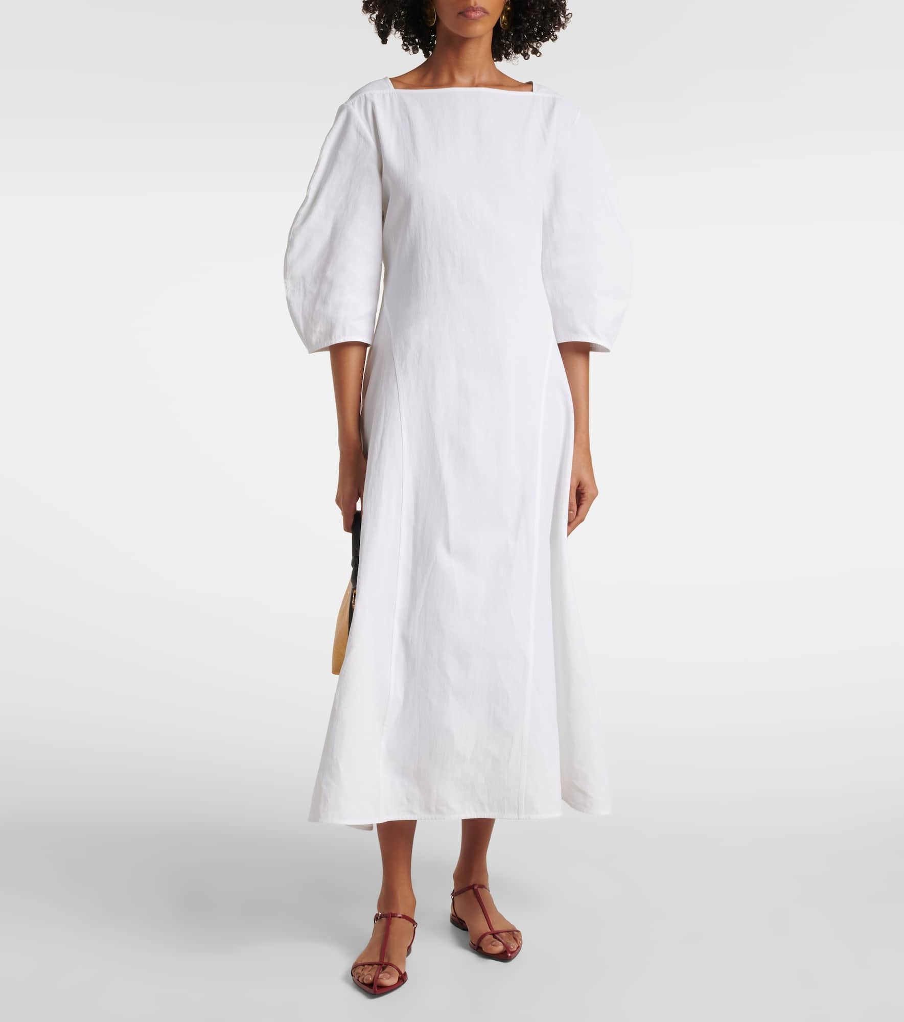 Linen midi dress - 2