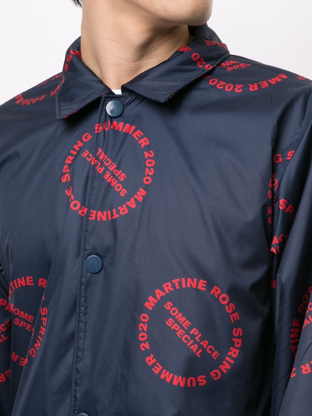 LOGO PRINT BOMBER JACKET - 4