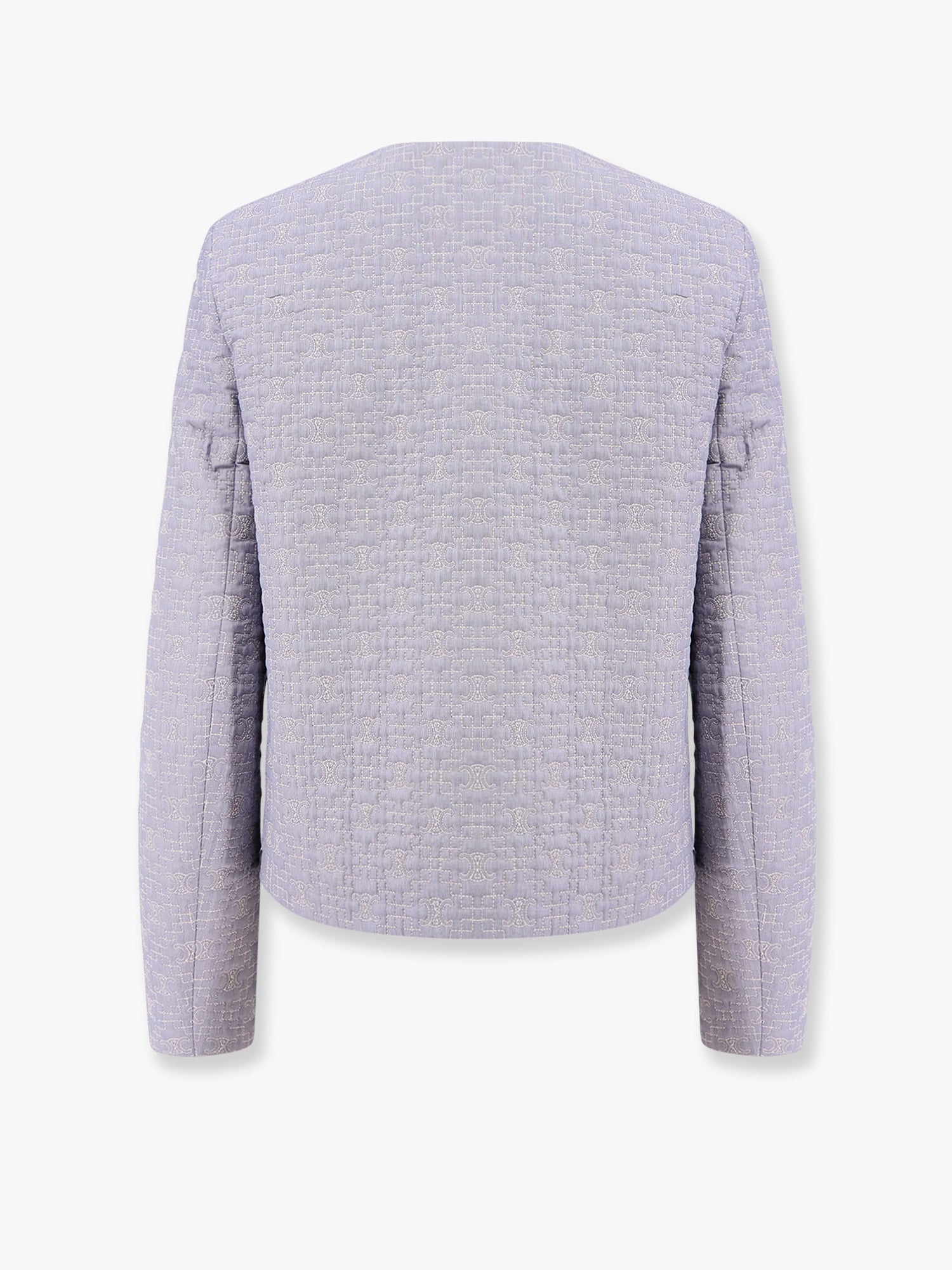 CELINE Celine Quilted Cotton Blazer With Triomphe Motif