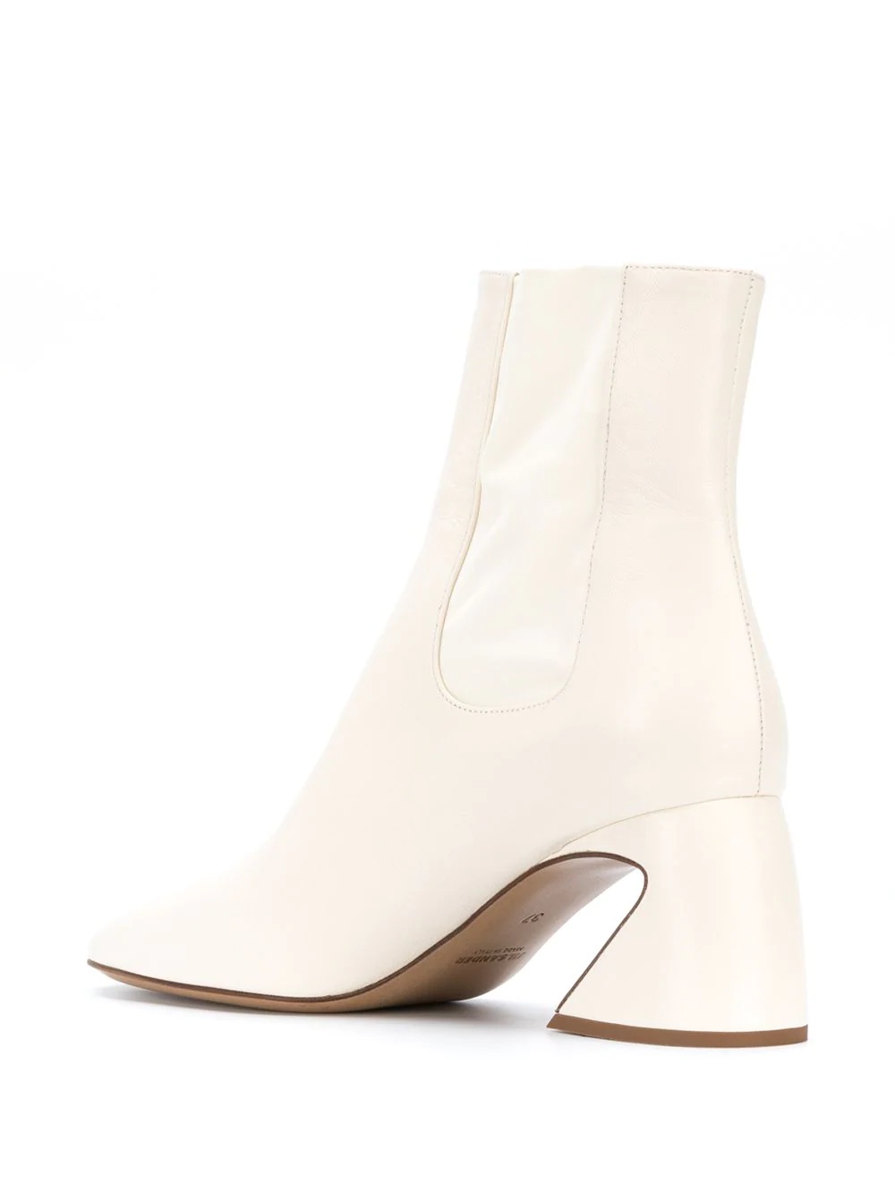 sculptural-heel ankle boots - 3