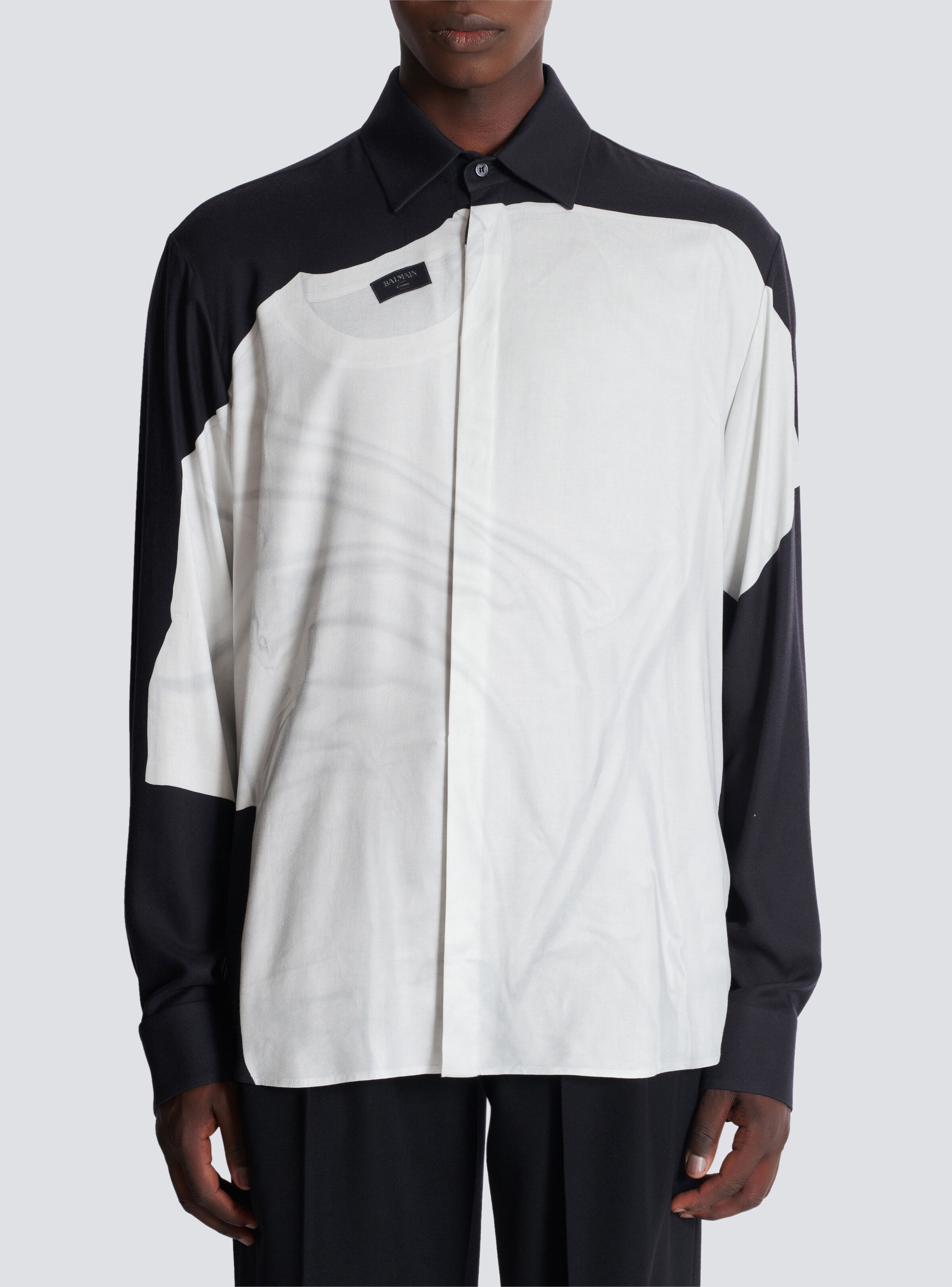 Shirt with T-shirt print - 5
