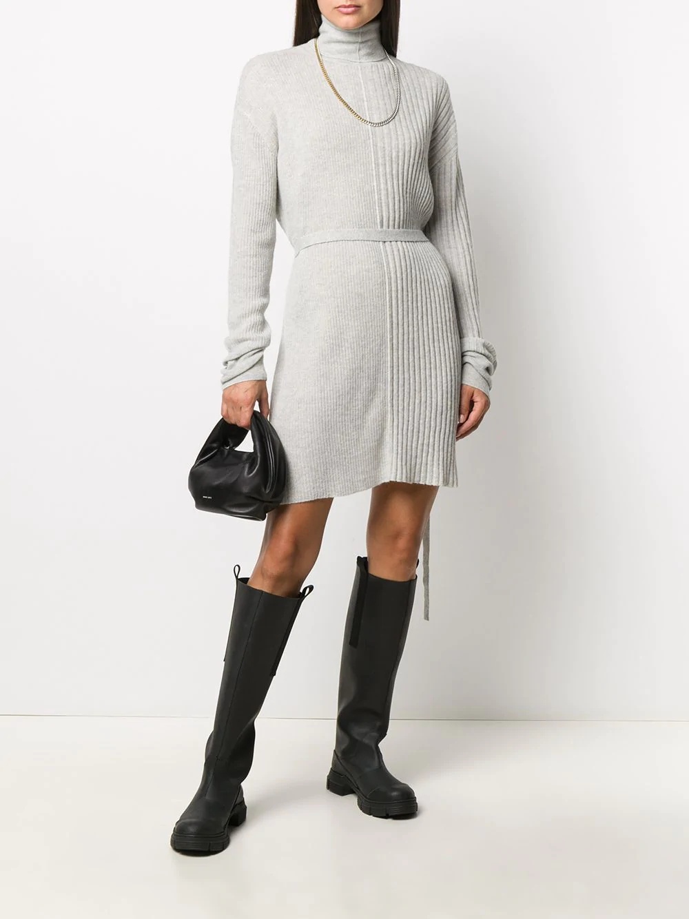 roll neck dress - 2