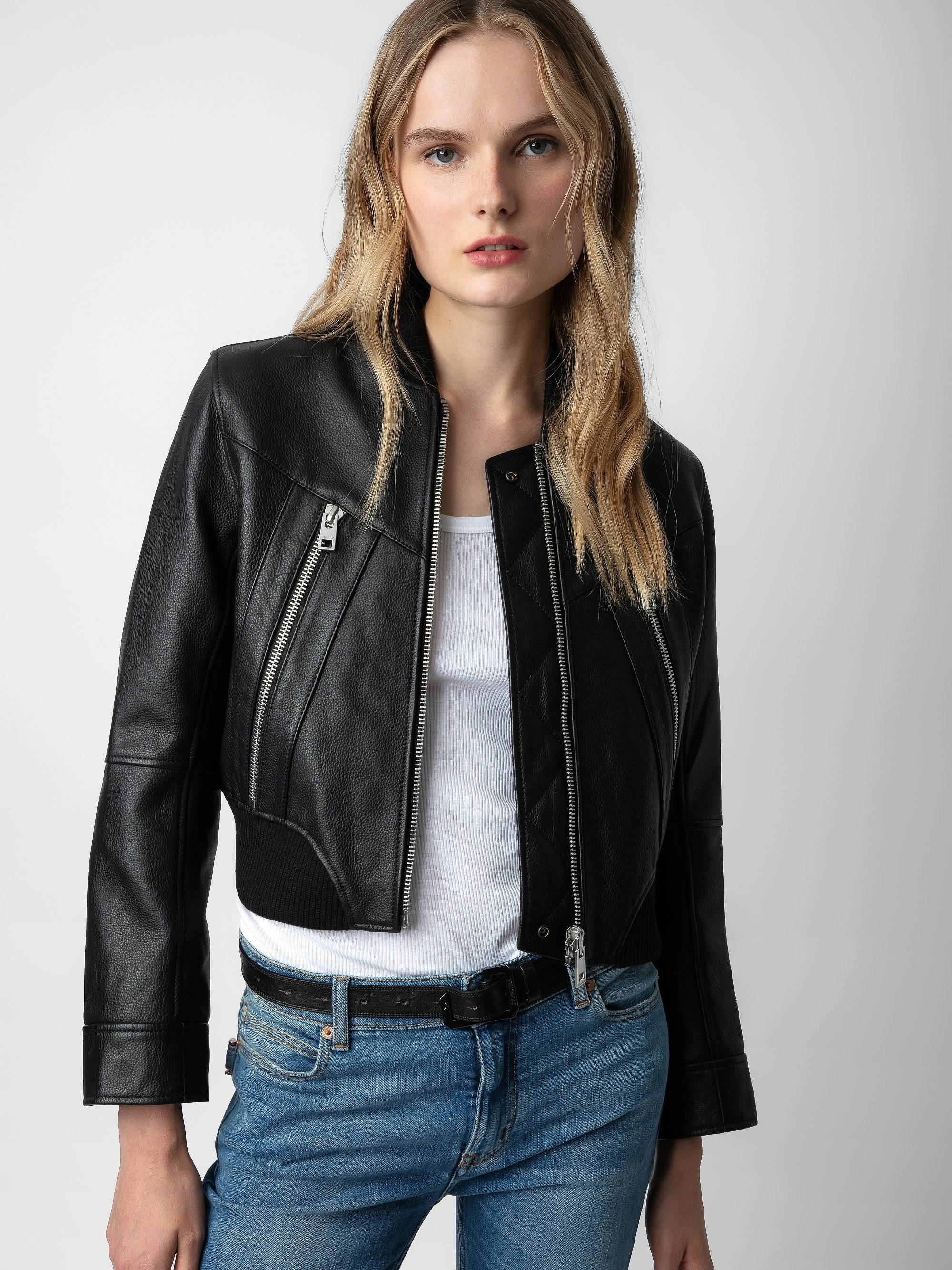 Bunta Reversible Leather Jacket - 5