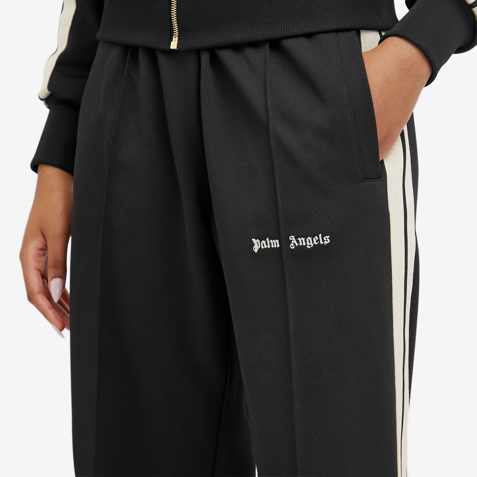 Palm Angels Classic Logo Loose Track Pants - 5