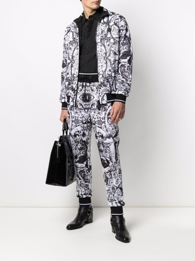 PHILIPP PLEIN baroque-print tracksuit set outlook