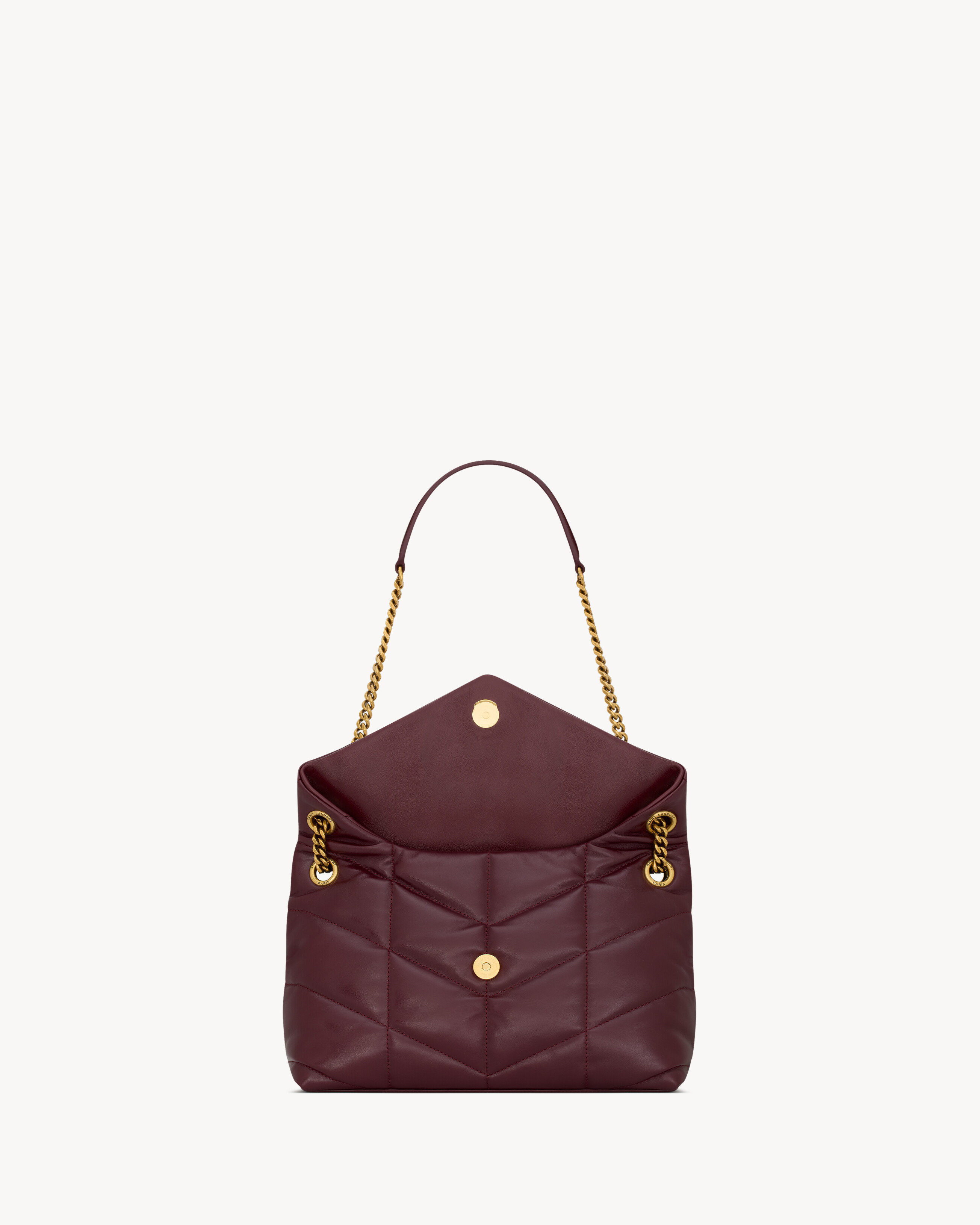 PUFFER SMALL IN SHINY LEATHER - 4