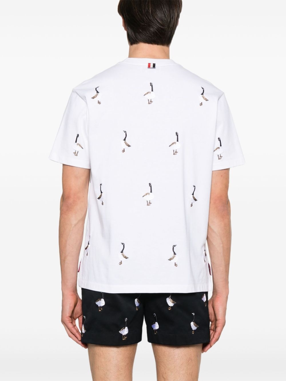 embroidered-motif T-shirt - 3