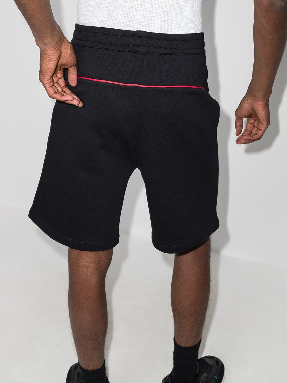 piped trim track shorts - 3