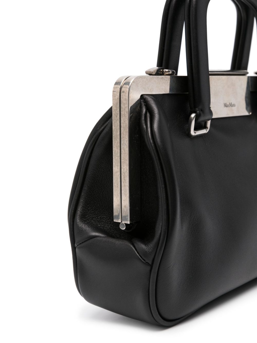 small leather tote bag - 4