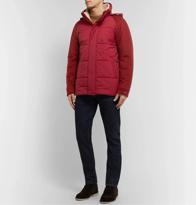 Loro Piana Storm System Quilted Baby Cashmere and Shell Hooded Jacket outlook