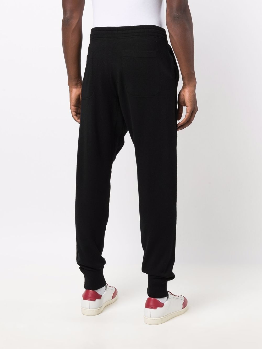 high-waisted slim-cut track pants - 4