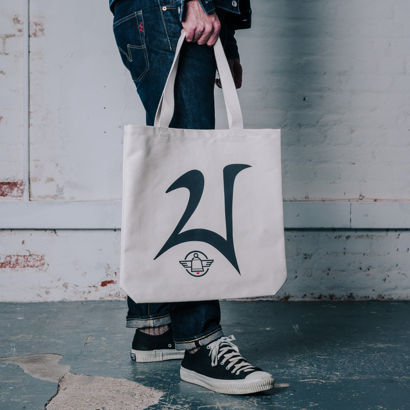 Iron Heart IH-TOTE-21 Printed Canvas Tote Bag - 21 Print outlook