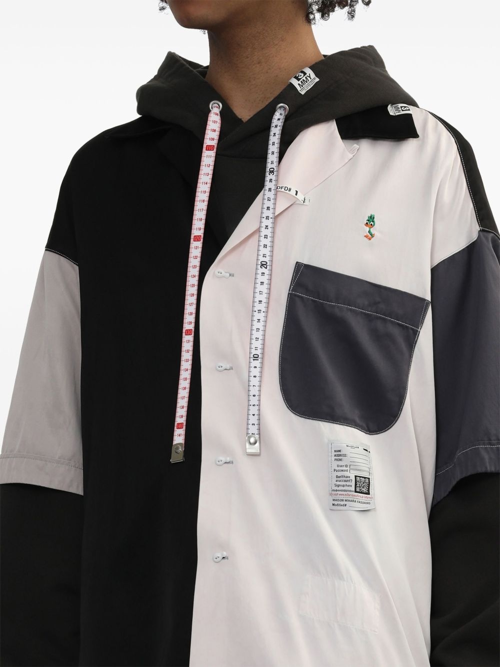 colour-block shirt - 5