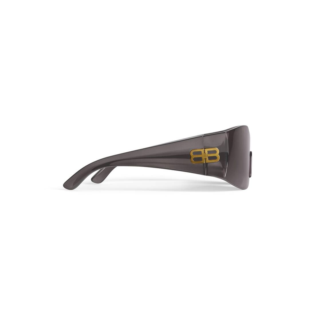 Hourglass Mask Sunglasses in Black - 3