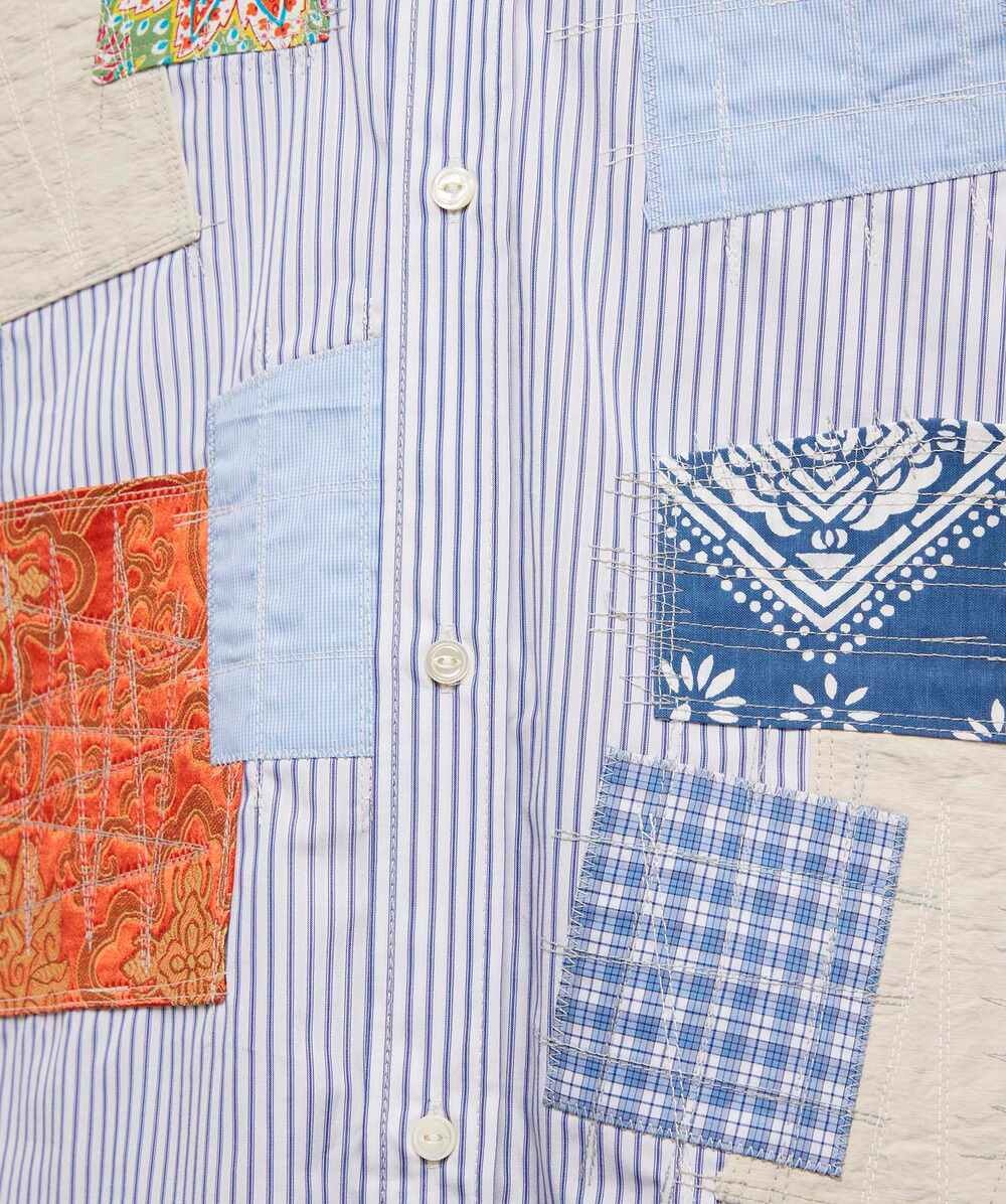 PATCHWORK L/S SHIRT - 7