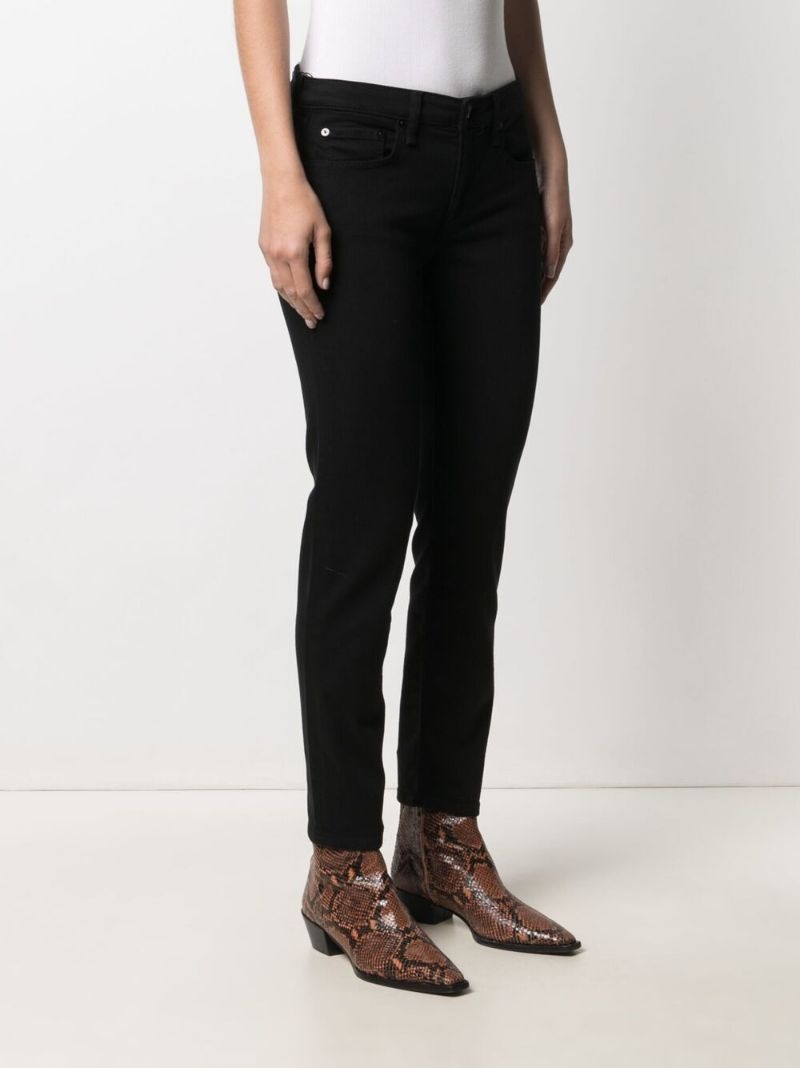 mid-rise slim fit jeans - 3