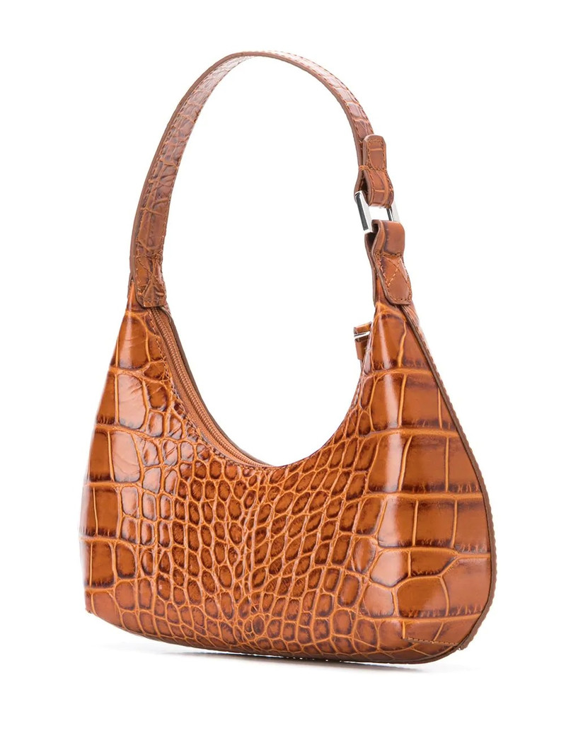 crocodile-effect shoulder bag 3