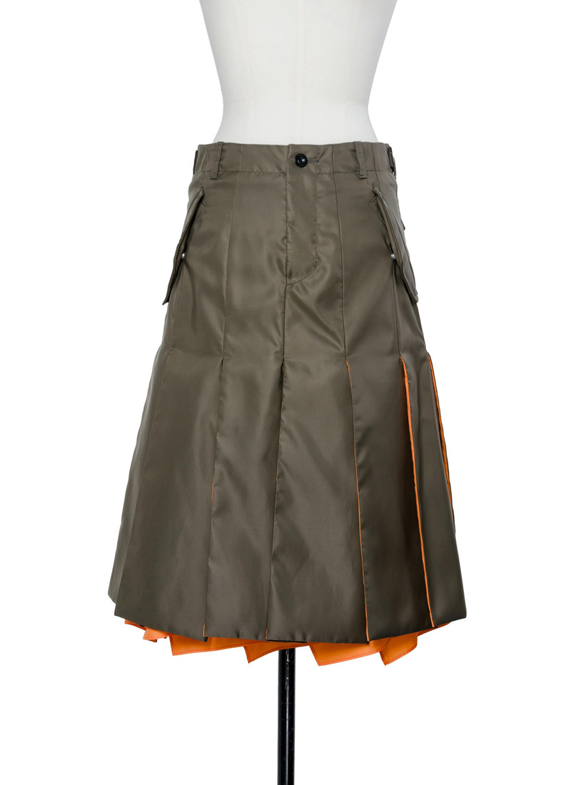 sacai Nylon Twill Skirt outlook
