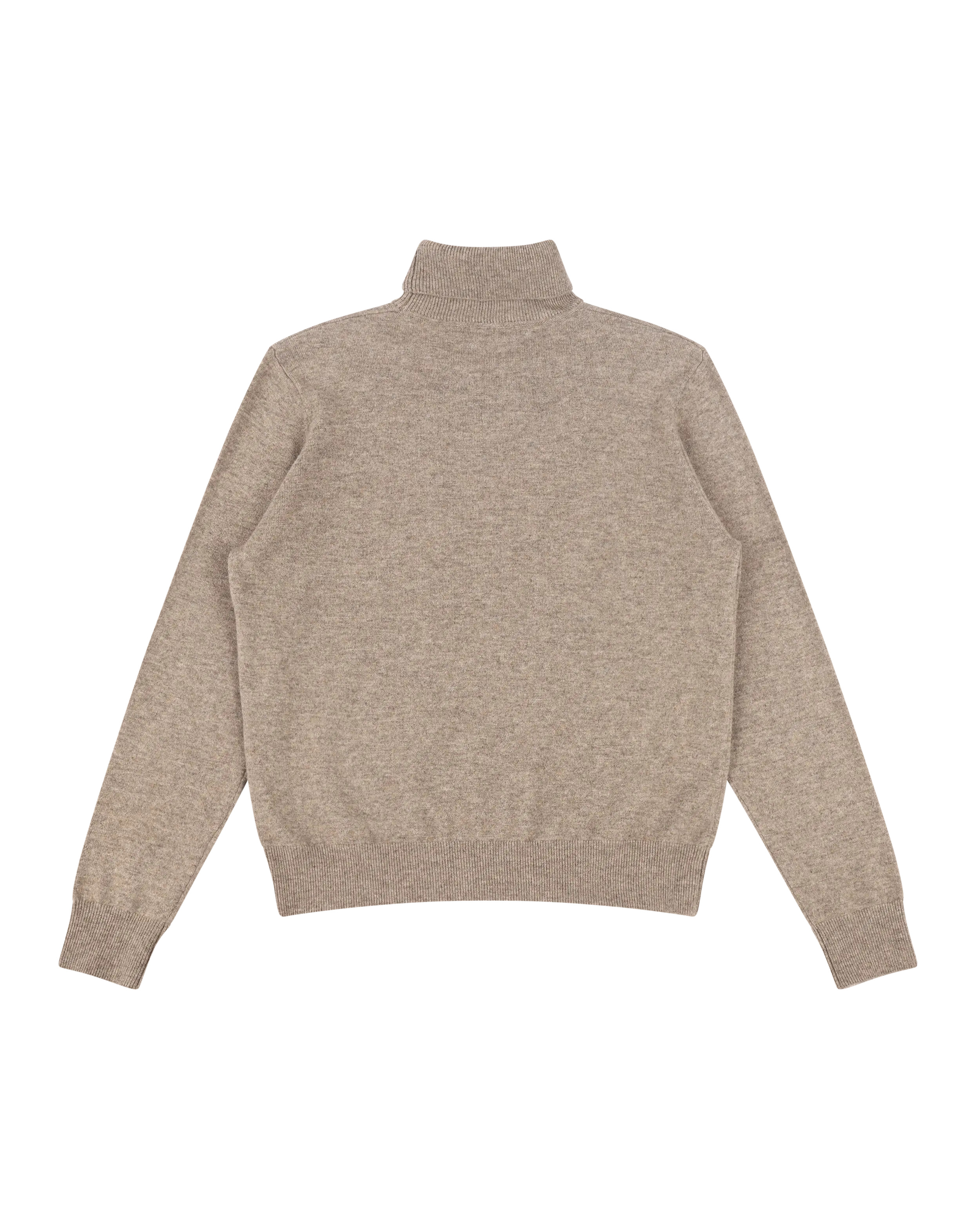KNIT TURTLENECK CAMEL - 5