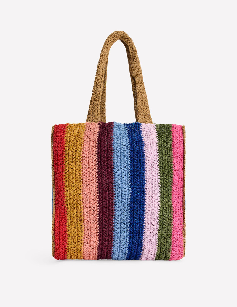 Shopper Tote-Multi Stripe 1