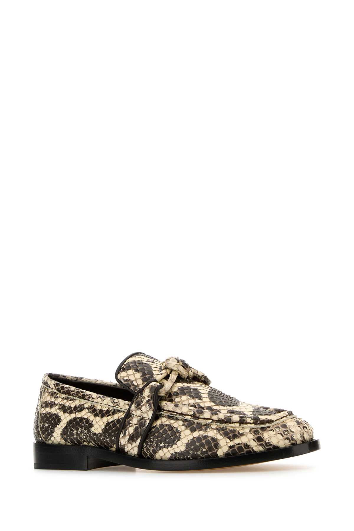 Bottega Veneta Women Multicolor Leather Astaire Loafers - 2