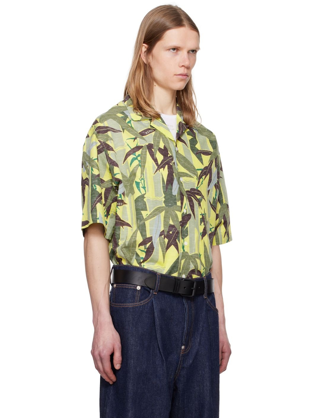 Green  Paris 'KENZO Chiku-Rin Camo' Short Sleeve Shirt - 2