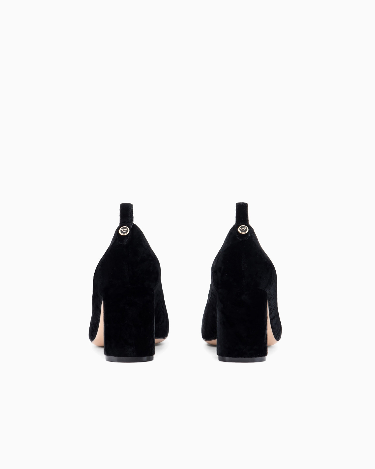 Textured velvet court shoes - 4