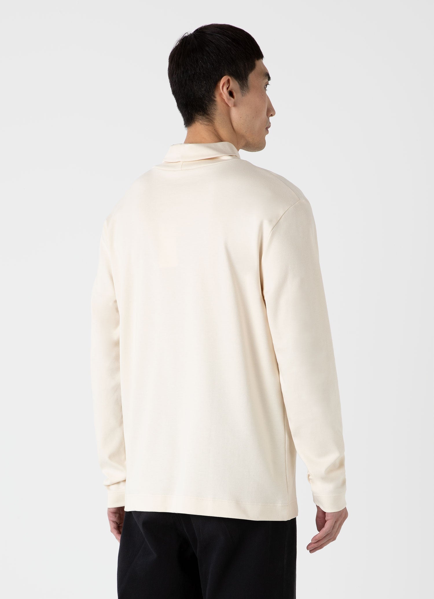 Sunspel x Nigel Cabourn Carbon Brushed Roll Neck - 5