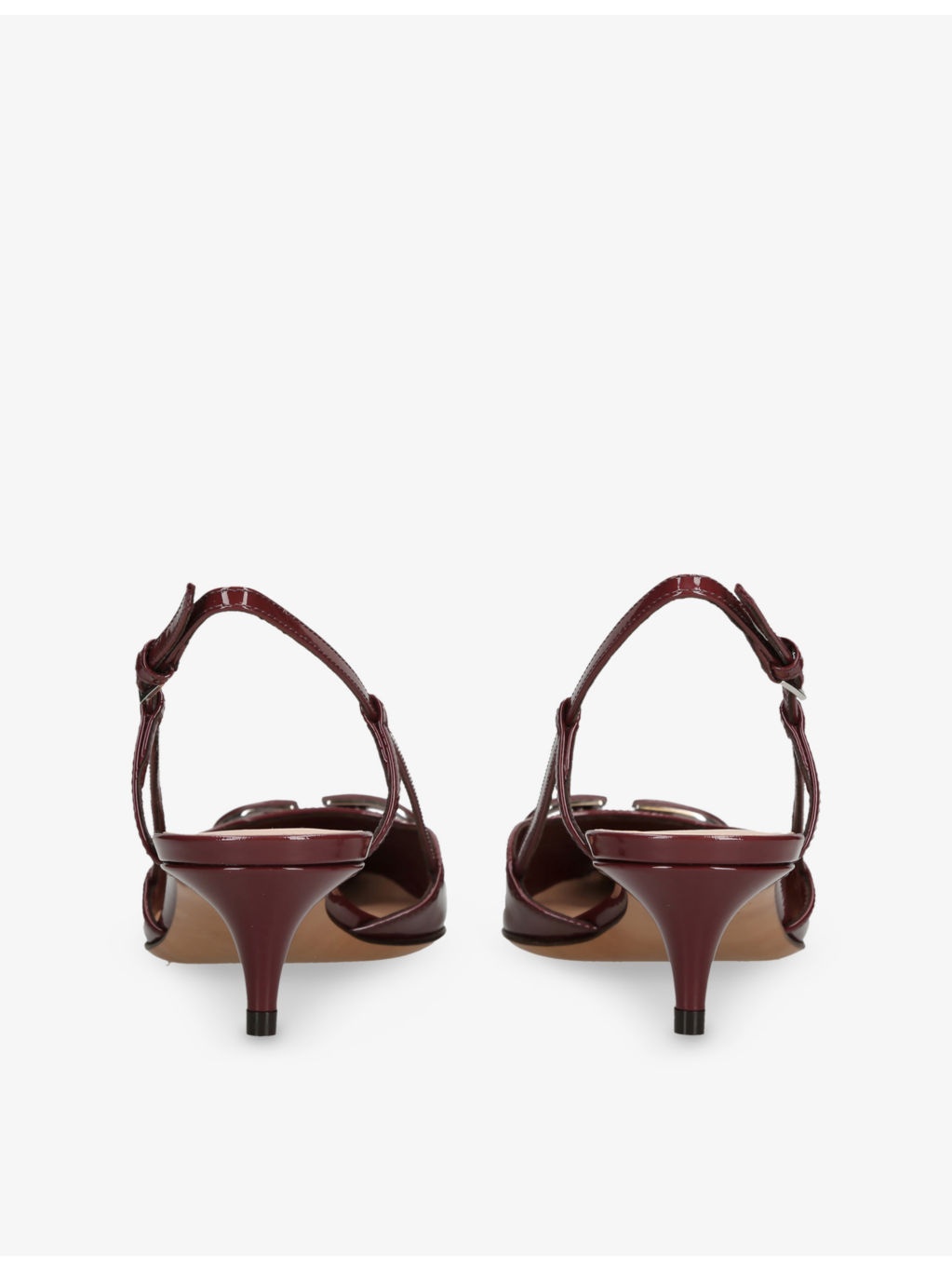 Vlogo Signature 40 Patent-Leather Slingback Courts - 4