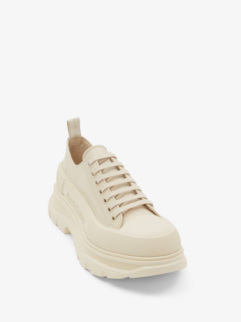 Tread Slick Lace Up in Pearl - 2