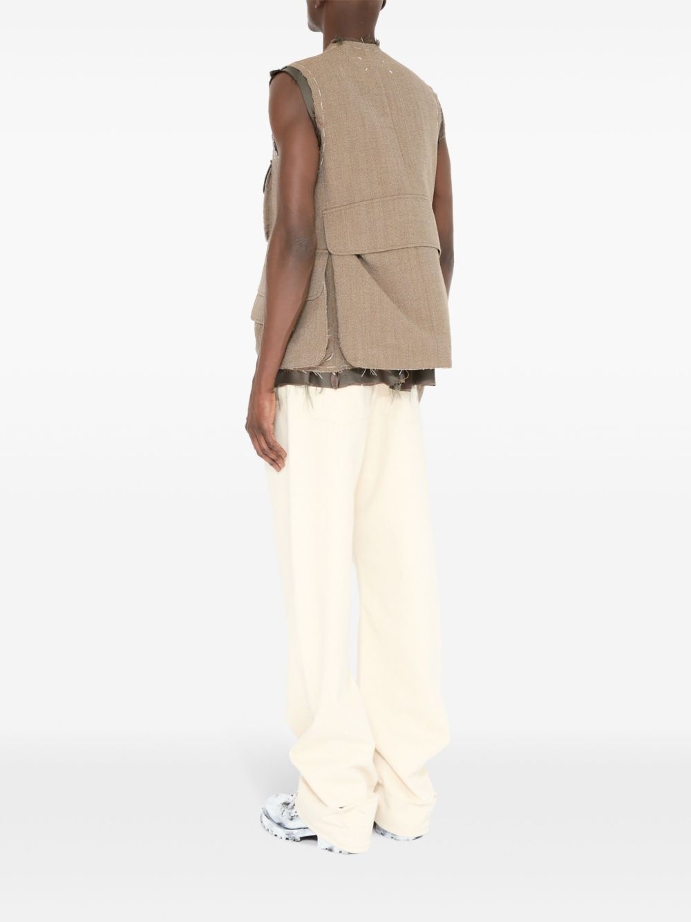 cargo wool vest - 5