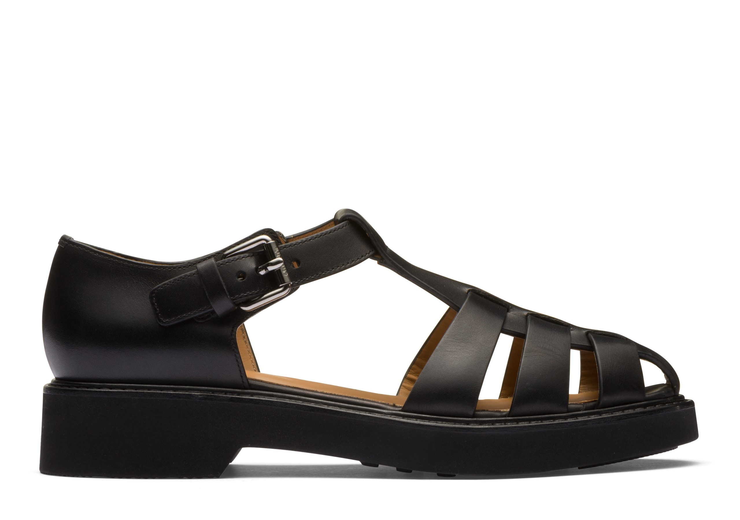 Hove w 4
Natural Calf Leather Sandal Black - 1