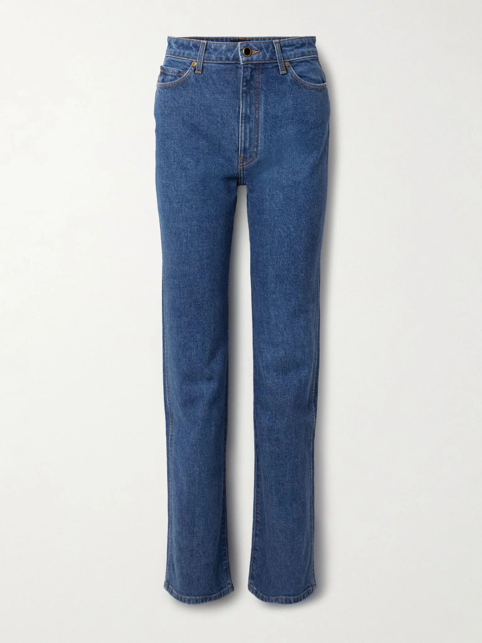 Danielle high-rise slim-leg jeans Mid denim - 1
