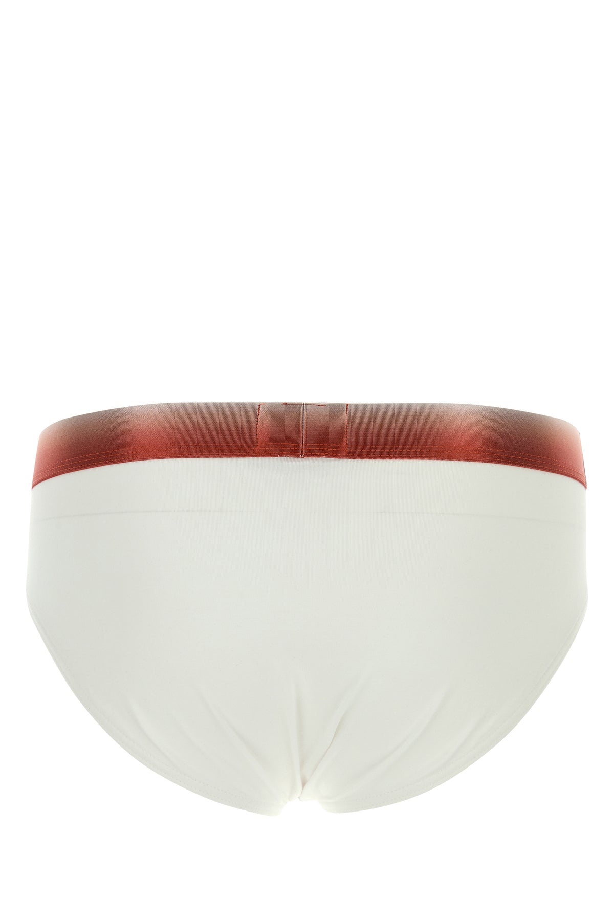 White stretch cotton brief - 2